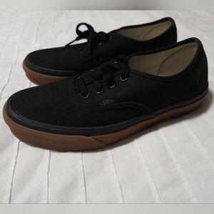 Vans Black Authentic with Gumsole